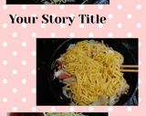 カレー焼そば(簡単)作り方6写真