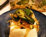 遠野パドロンと香味野菜の冷奴作り方8写真