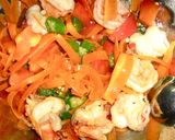 温・冷製両方OK鮮やか野菜とエビのパスタ作り方7写真