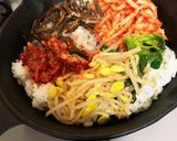 スキレット大活躍！簡単韓国石焼ピビンバ作り方2写真