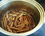 野フキの赤ワイン煮作り方5写真