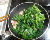 絶品 鶏せせり肉とほうれん草のコーン炒め作り方2写真