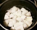 大根と豚ひき肉の大人の煮物作り方1写真