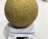 メロンまるごと！ゼリーの素でメロンゼリー作り方2写真