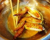 鶏手羽先のガリマヨ醤油あんかけ焼き。作り方3写真