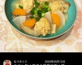 具だくさん♪鶏団子のお味噌汁作り方10写真