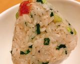 しらすねぎシソ梅！和風だし味おにぎり♡作り方6写真