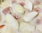 豆乳からつくる●鶏肉と根菜の豆乳鍋作り方3写真