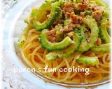 簡単◎ゴーヤとツナのスパゲティ作り方6写真