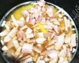 のりとベーコンの炊き込みご飯作り方2写真