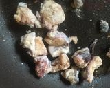 簡単！フライパンで炒めて鳥唐揚げ！作り方3写真