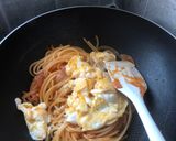 ベーコンエッグのパスタ作り方7写真