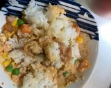 レンジ簡単クリーミー麻婆味オムライス弁当作り方7写真