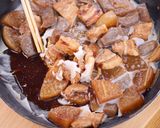 味しみしみ濃厚🤭豚バラ大根と蒟蒻の生姜煮作り方4写真
