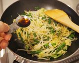 もやしとにらの炒め物@倉敷市学校給食作り方3写真