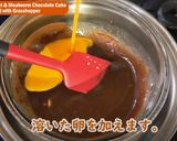 コオロギ粉とミルワームのチョコケーキ作り方4写真
