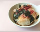 さっぱり　冷やごはんの梅茶漬け作り方6写真