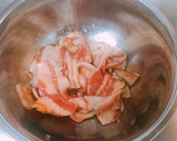 江戸菜と新玉ねぎのオイスター炒め作り方3写真