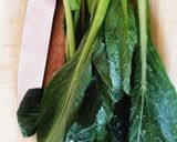 小松菜の胡麻油炒め作り方1写真