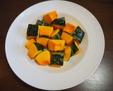 かぼちゃの金ごまわさびの味噌煮作り方2写真