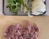 鶏モモ肉でトマトスパゲッティ作り方1写真