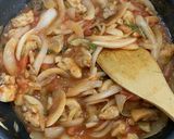 鶏モモ肉でトマトスパゲッティ作り方3写真