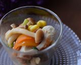 【電鍋レシピ】電鍋で一発！彩りおひたし作り方6写真