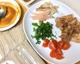 納豆薬味蕎麦と焼きおにぎらず作り方1写真