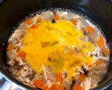 離乳食後期★鶏ささみと野菜たっぷり親子丼作り方5写真