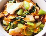 鶏胸肉のあんかけ丼作り方6写真
