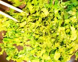ご飯に合う！大根葉のにんにく醤油炒め作り方1写真