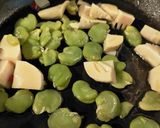 旬真っ盛り！そら豆とタケノコのペペロン風作り方9写真