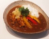 中辛でも甘くて爽やかチキンカレー作り方8写真