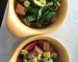 トマトとウィンナーのチーズ焼き作り方1写真
