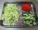シーザー風サラダ /七尾市給食作り方1写真