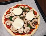 ピザ!マルゲリータ風Pizza!作り方18写真