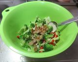 シーザー風サラダ /七尾市給食作り方5写真