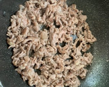 豚肉の細切りとたけのこの焼きそば作り方8写真
