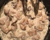 鶏肉と舞茸のフリカッセ作り方5写真