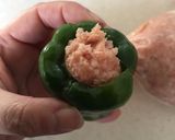 まるごとピーマン肉詰め チーズ入り作り方7写真