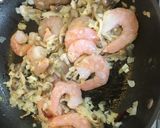ぷりぷり海老のトマトクリームパスタ作り方4写真