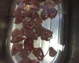 鶏レバーの時雨煮作り方1写真