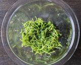 絶品ナムルだれで速攻！豆苗のナムル作り方2写真