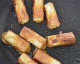 竹輪とチーズのサクッとカレー焼き作り方3写真