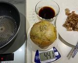新玉ねぎのステーキ☆カリカリバラ肉添え作り方2写真