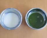 夏にぴったり☆抹茶＆ミルク寒天作り方4写真