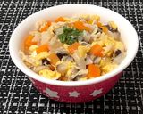 離乳食後期★鶏ささみと野菜たっぷり親子丼作り方8写真