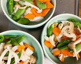 全てレンジ蜂蜜ごま味噌味竹輪青椒肉絲風作り方10写真