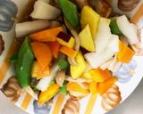 全てレンジ蜂蜜ごま味噌味竹輪青椒肉絲風作り方13写真