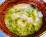 我が家の♡ぁおさのお味噌汁ん♡作り方10写真